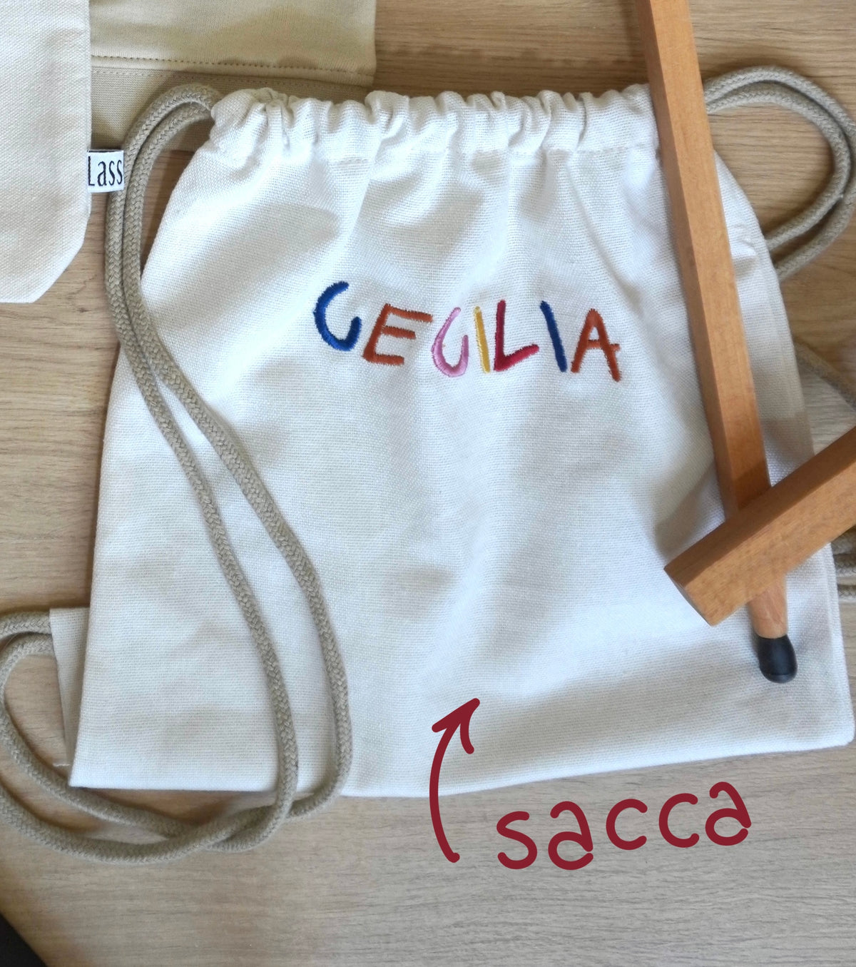 Sacca bambino da personalizzare con nome