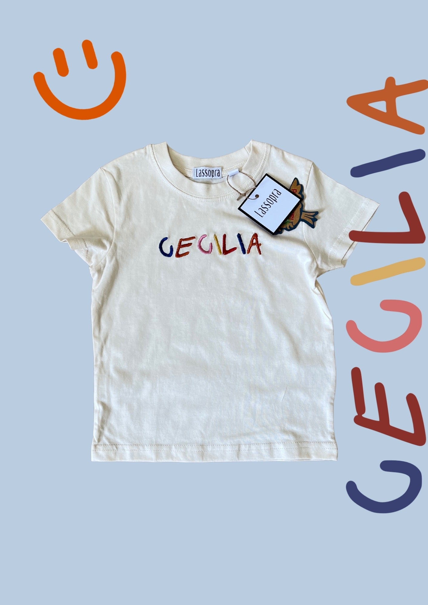 T-shirt bambino da personalizzare con testo