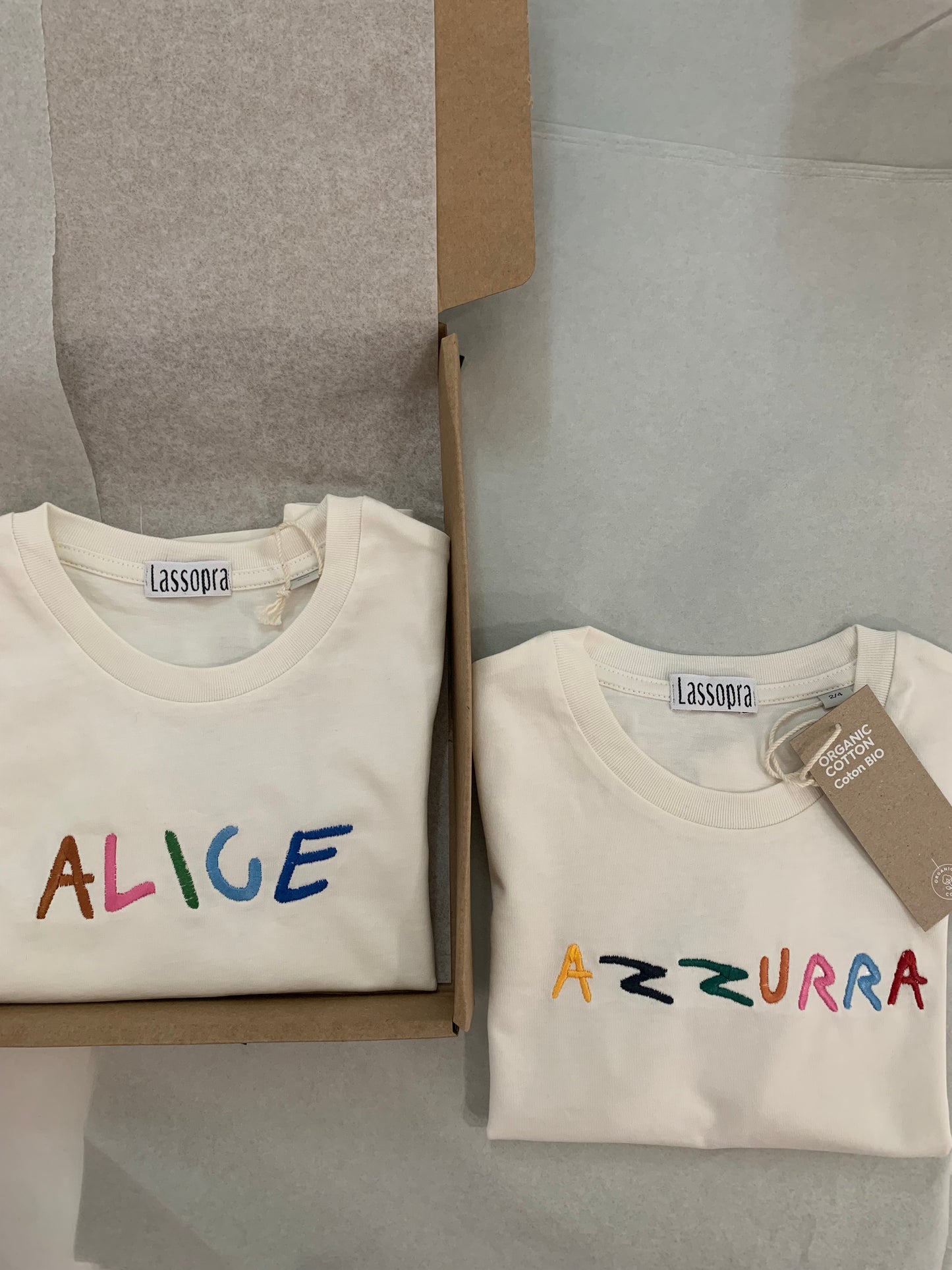 T-shirt bambino da personalizzare con testo