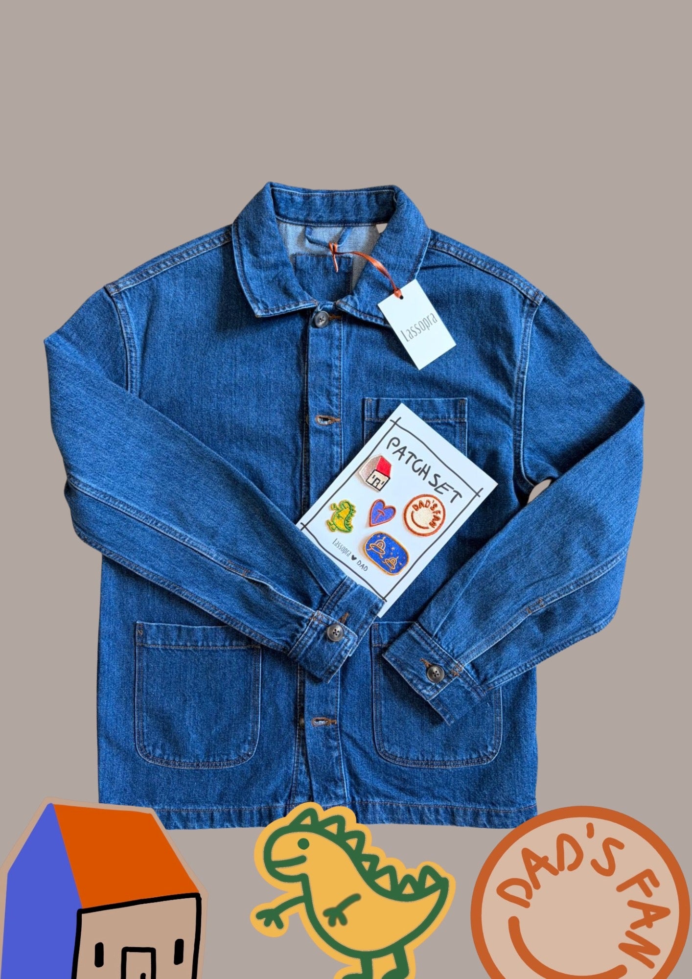 Giacca worker in denim