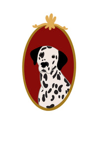 T-shirt ritratto cane