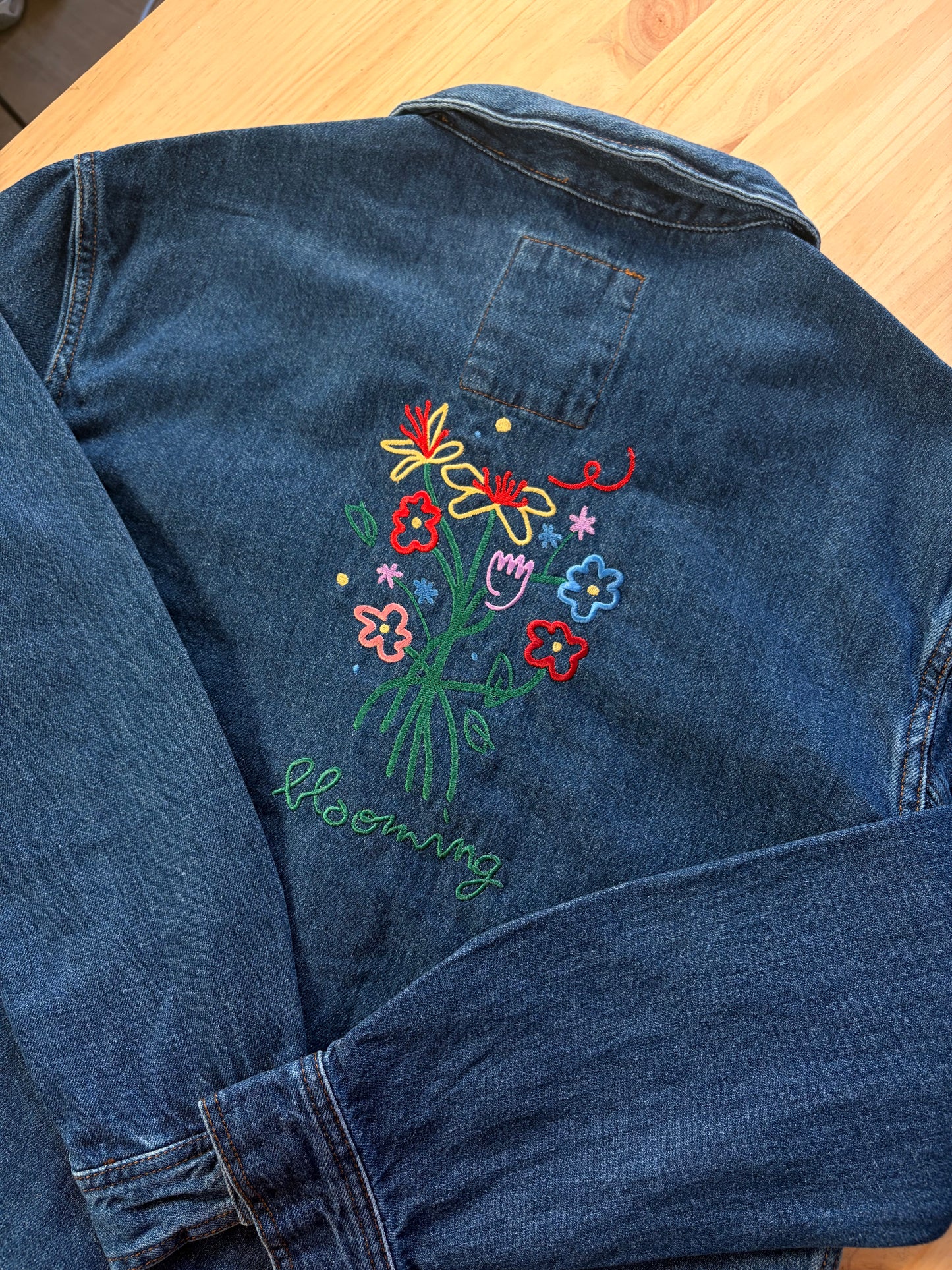 Worker-Jeansjacke BLOOMING 💐