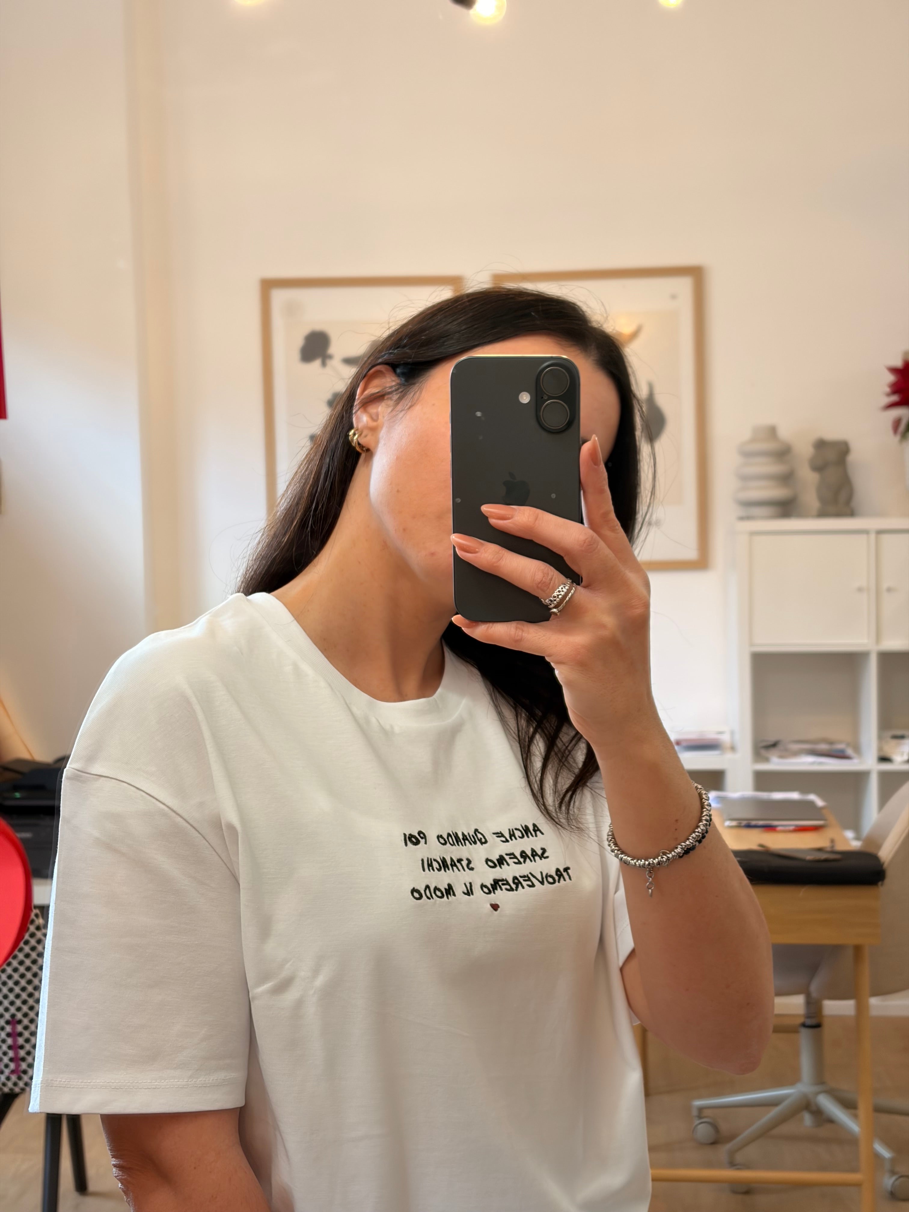 T-shirt donna da personalizzare con Testo✍️