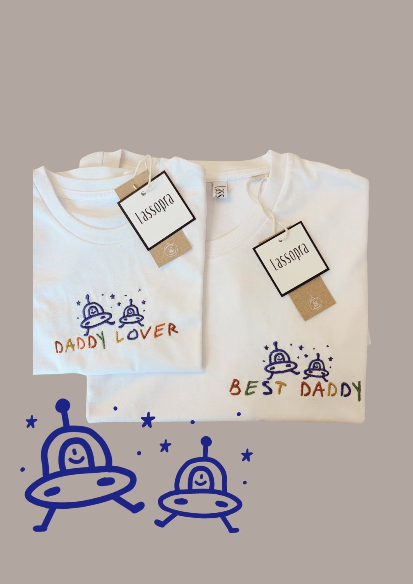Paar T-Shirts Best Daddy und Daddy Lover