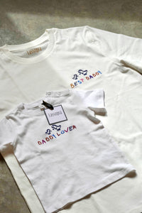 Coppia di T-shirt Best daddy e Daddy lover