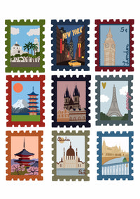 T-Shirt Herren/Damen New York Postcard