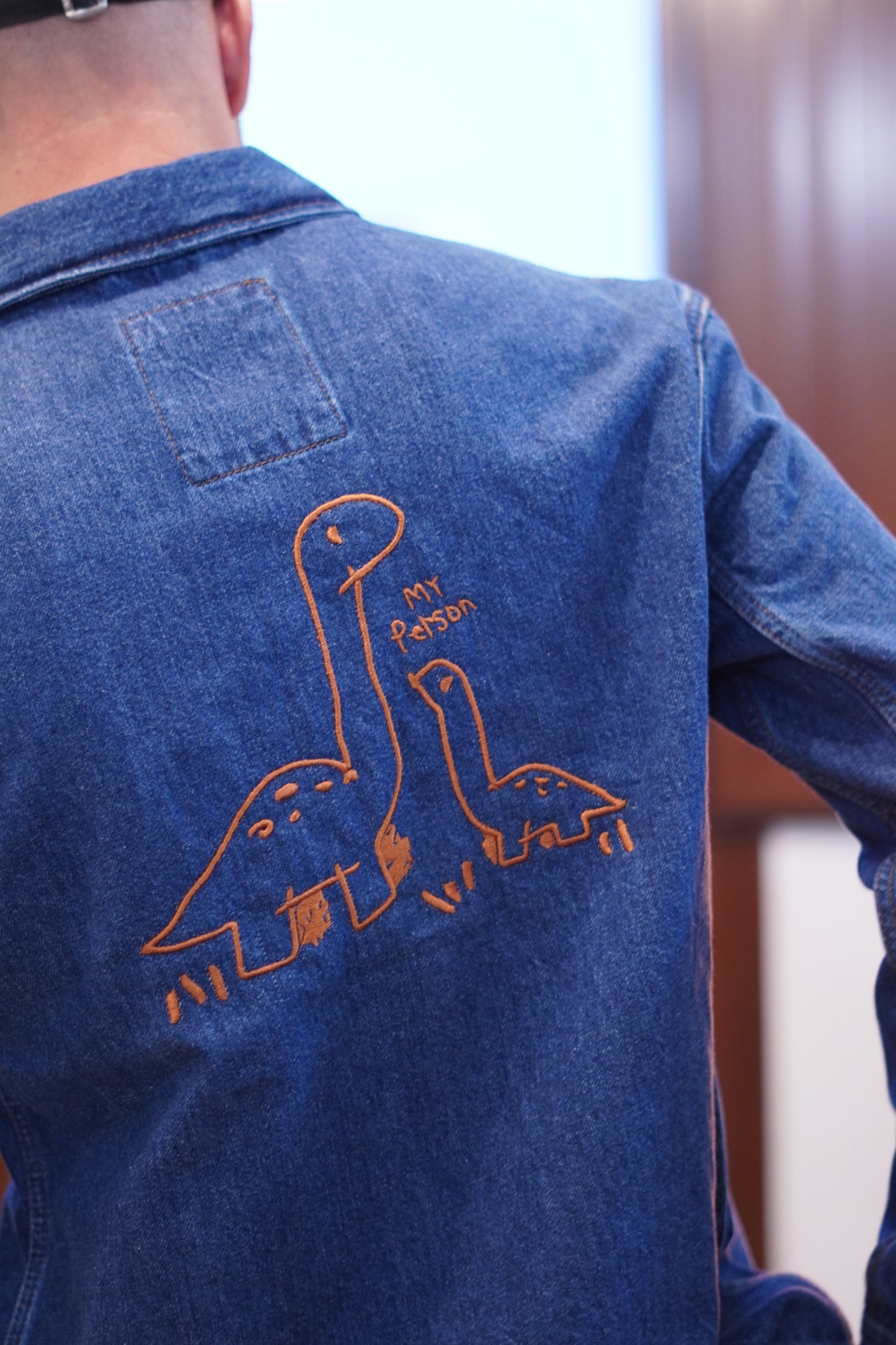 Giacca worker in denim
