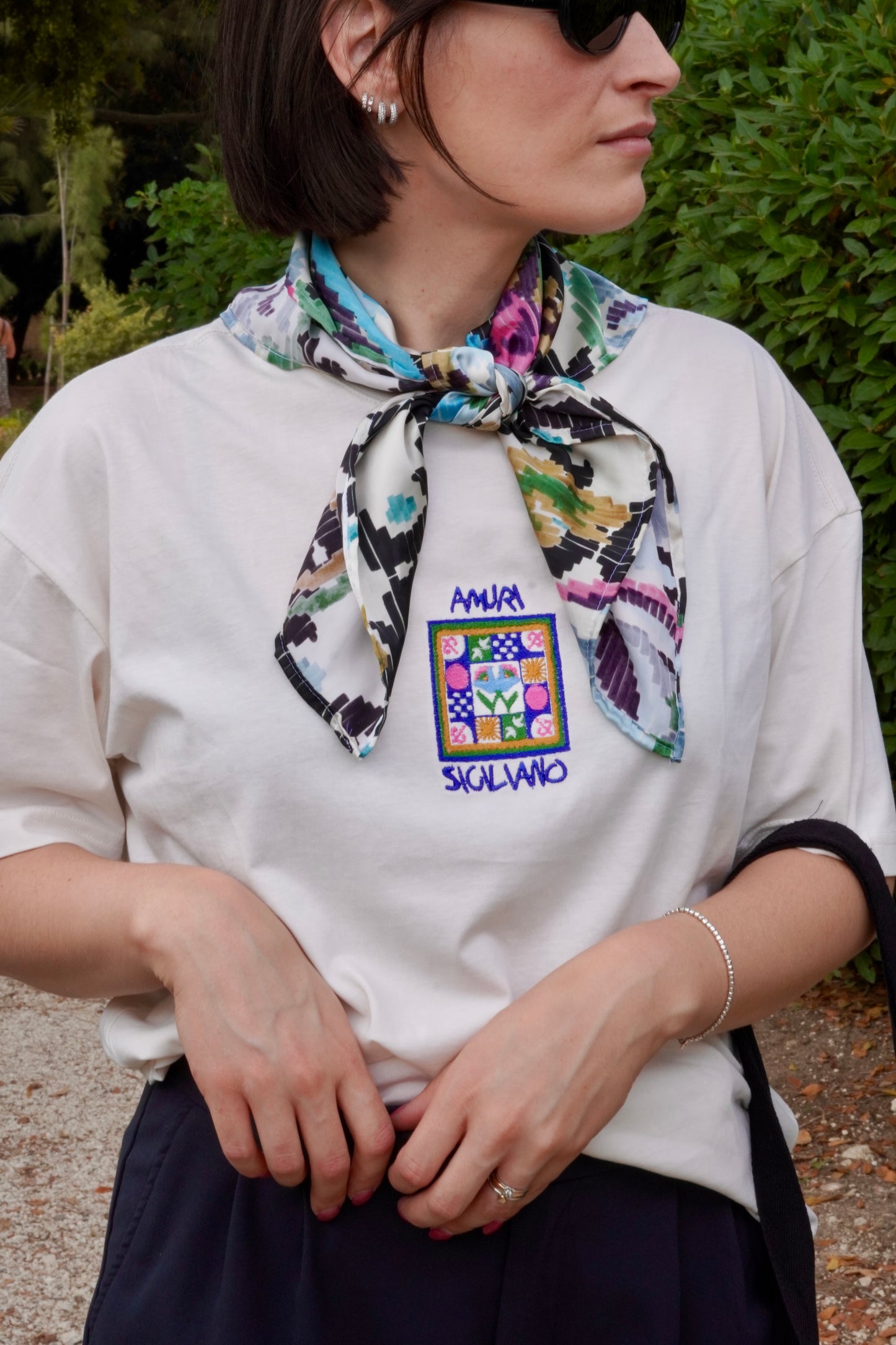 T-shirt fiore