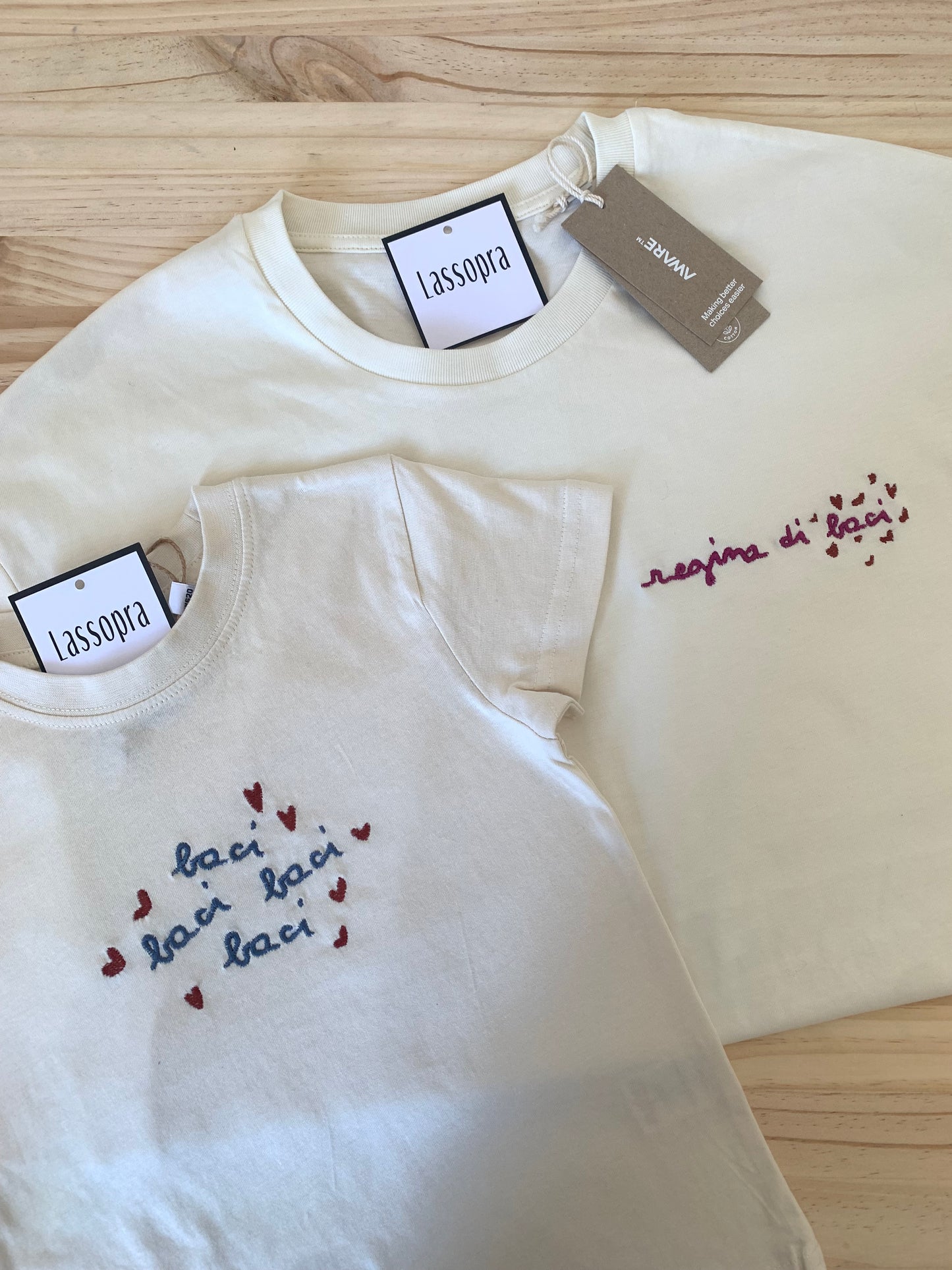Coppia di t-shirt Regina di 💋