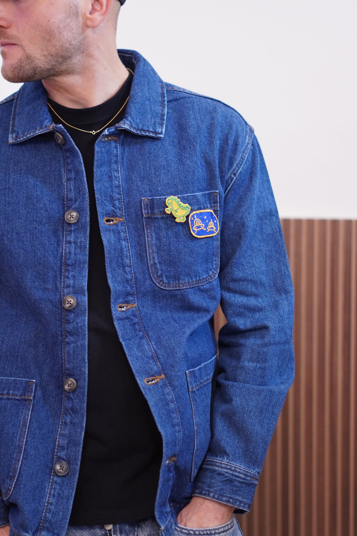 Giacca worker in denim