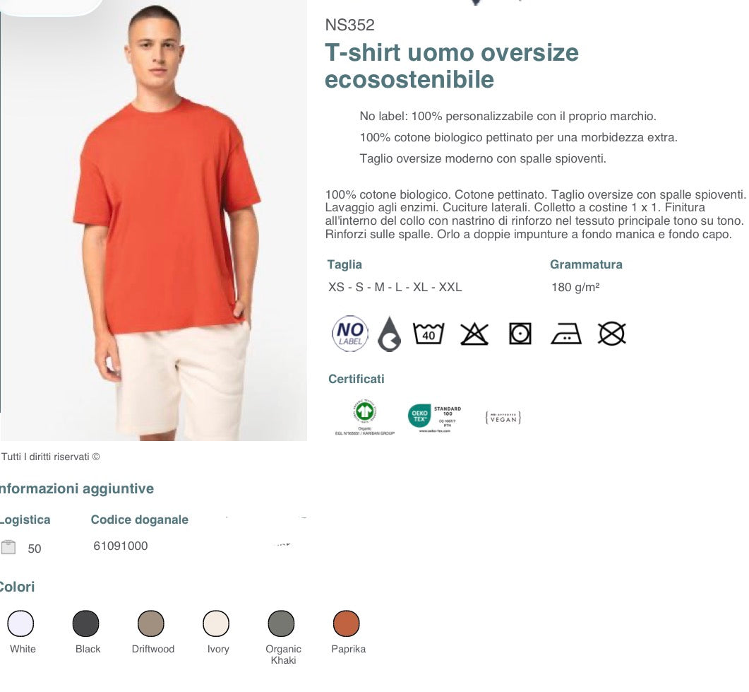 T-shirt over