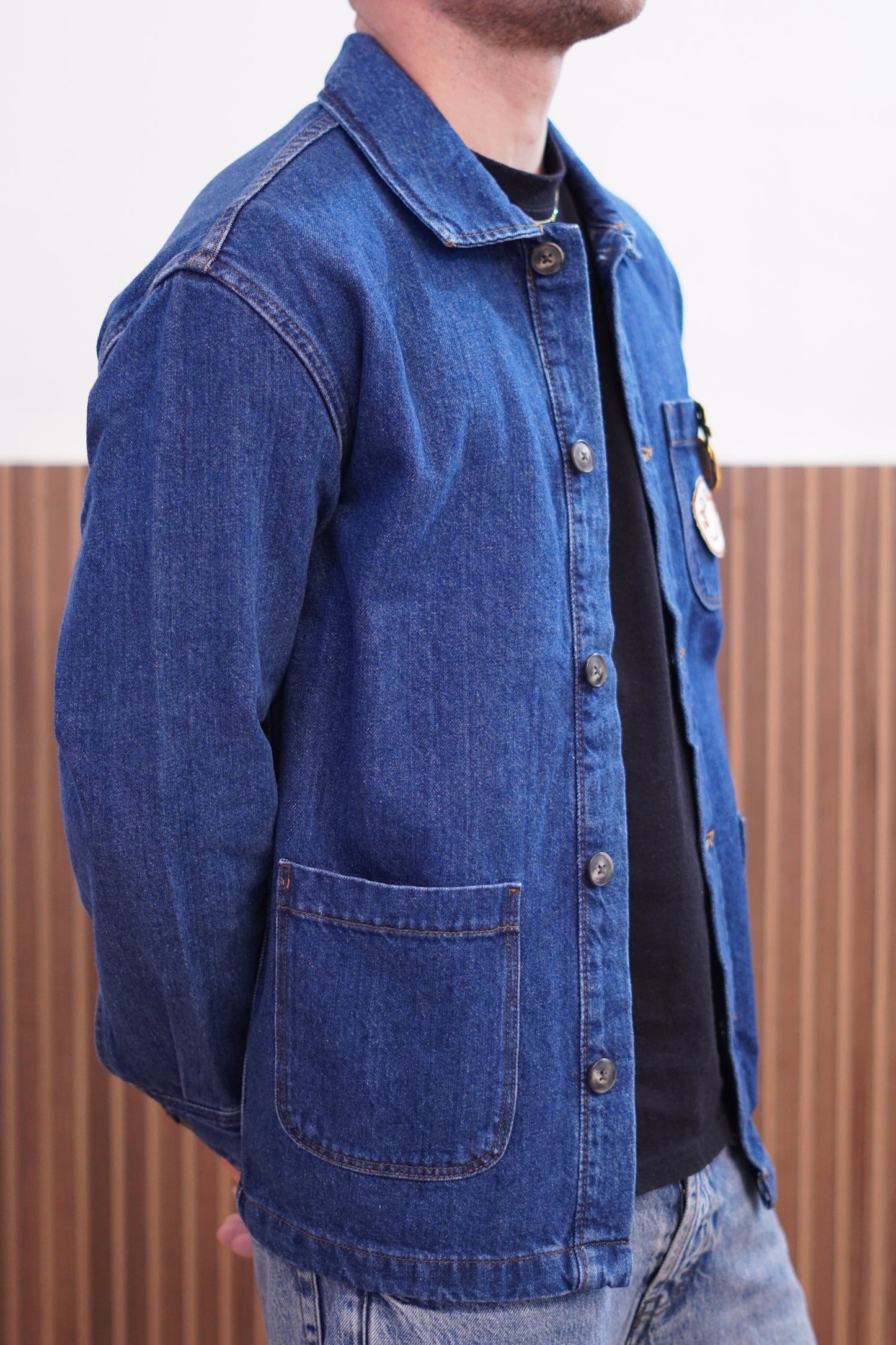 Giacca worker in denim