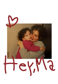 Felpa uomo/donna con foto stampata e scritta ricamata