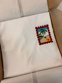 T-shirt uomo/donna da personalizzare francobollo 📍