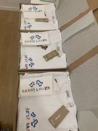 Coppia di T-shirt Best daddy e Daddy lover