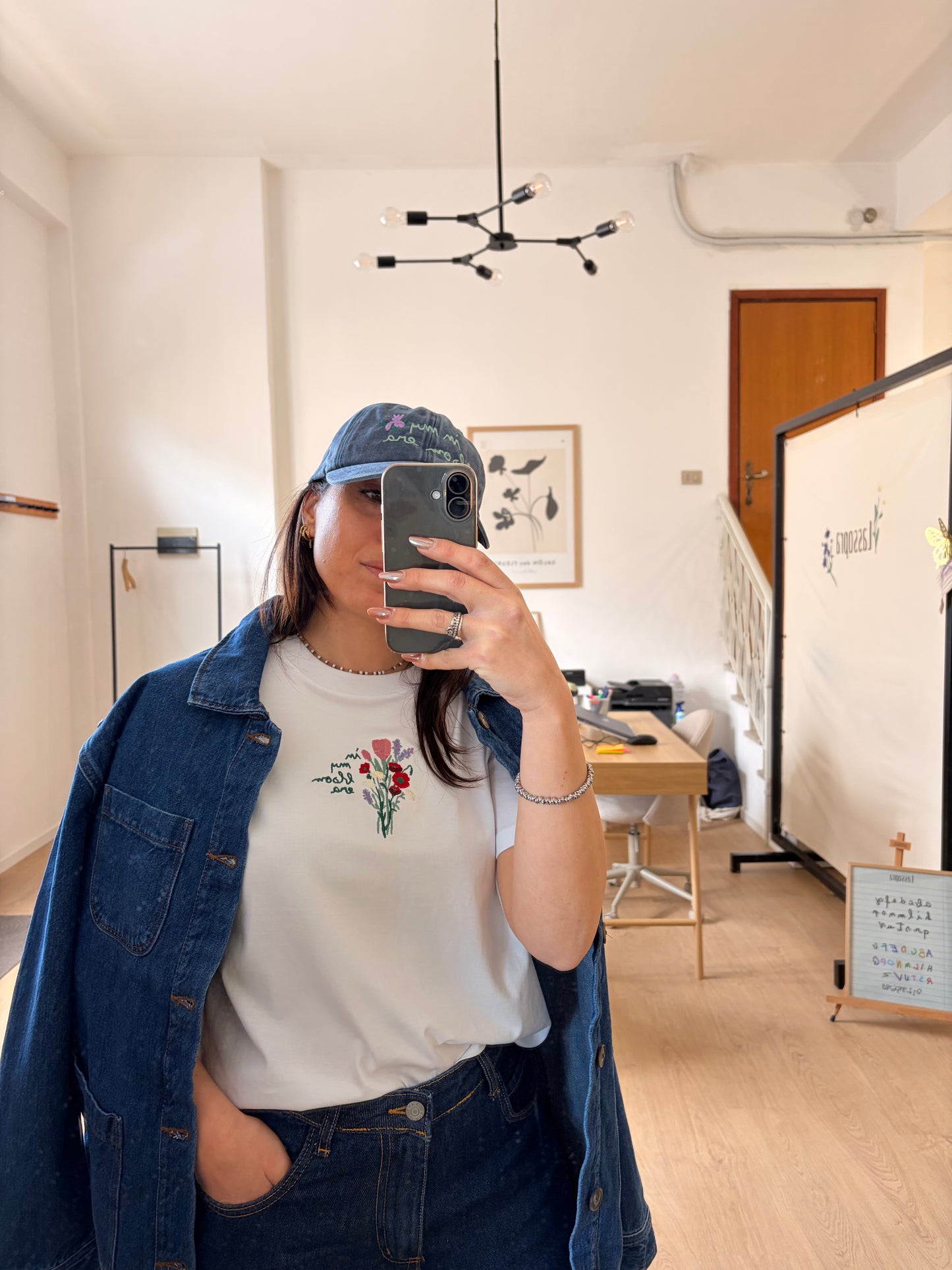 Giacca worker in denim Bloom era🌸
