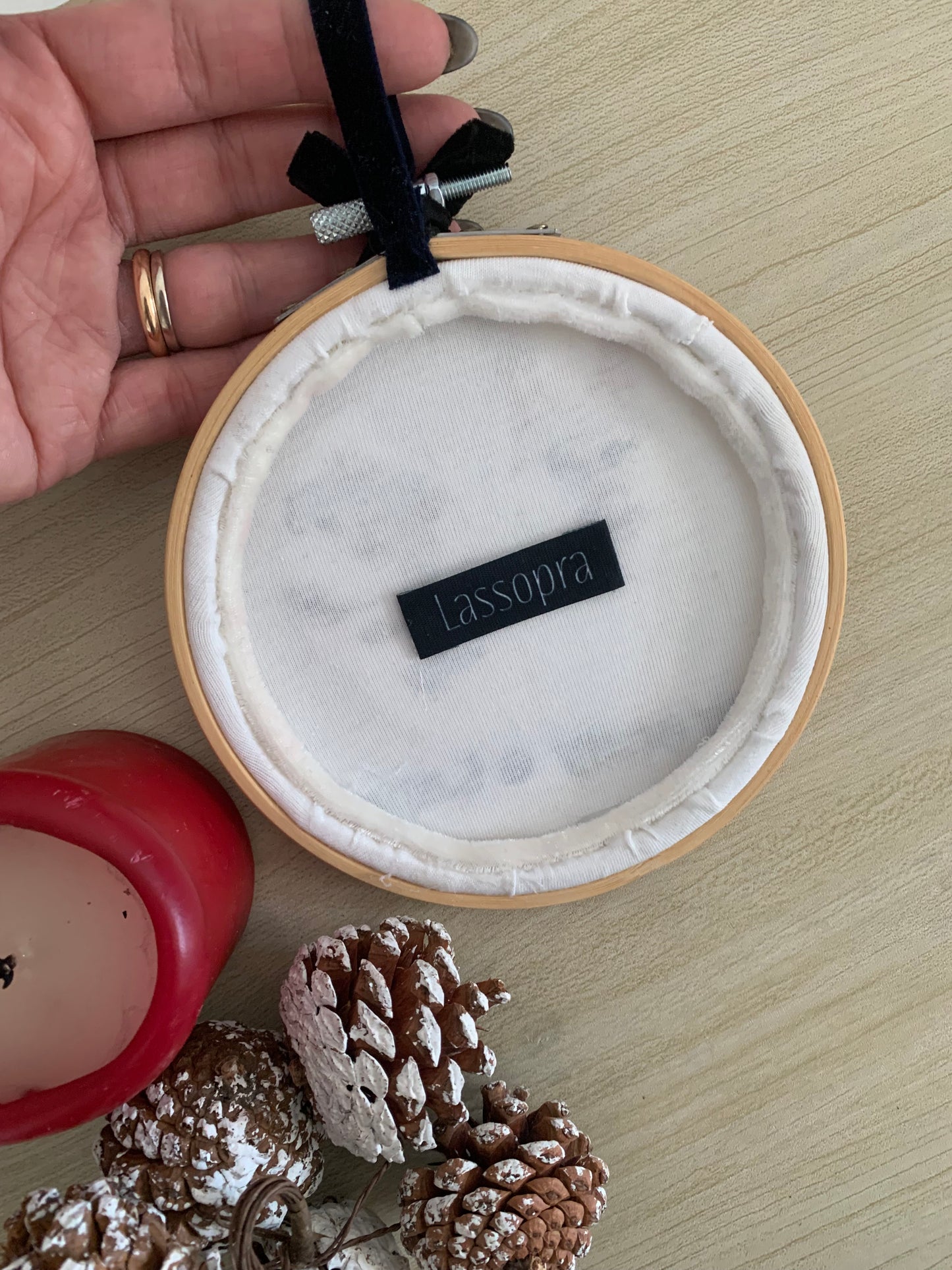 Telaio da personalizzare con testo