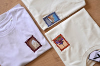 T-shirt uomo/donna da personalizzare francobollo 📍