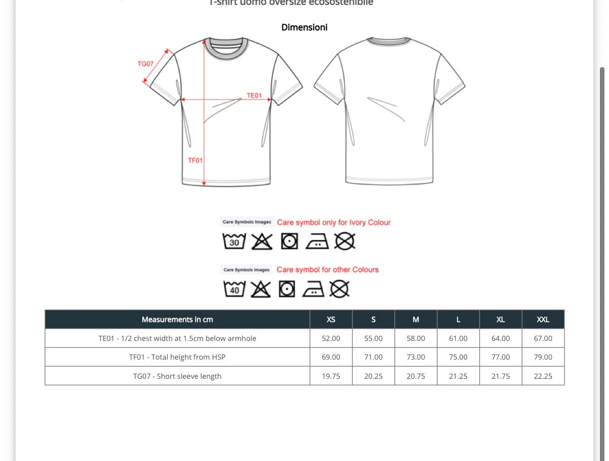 T-shirt over