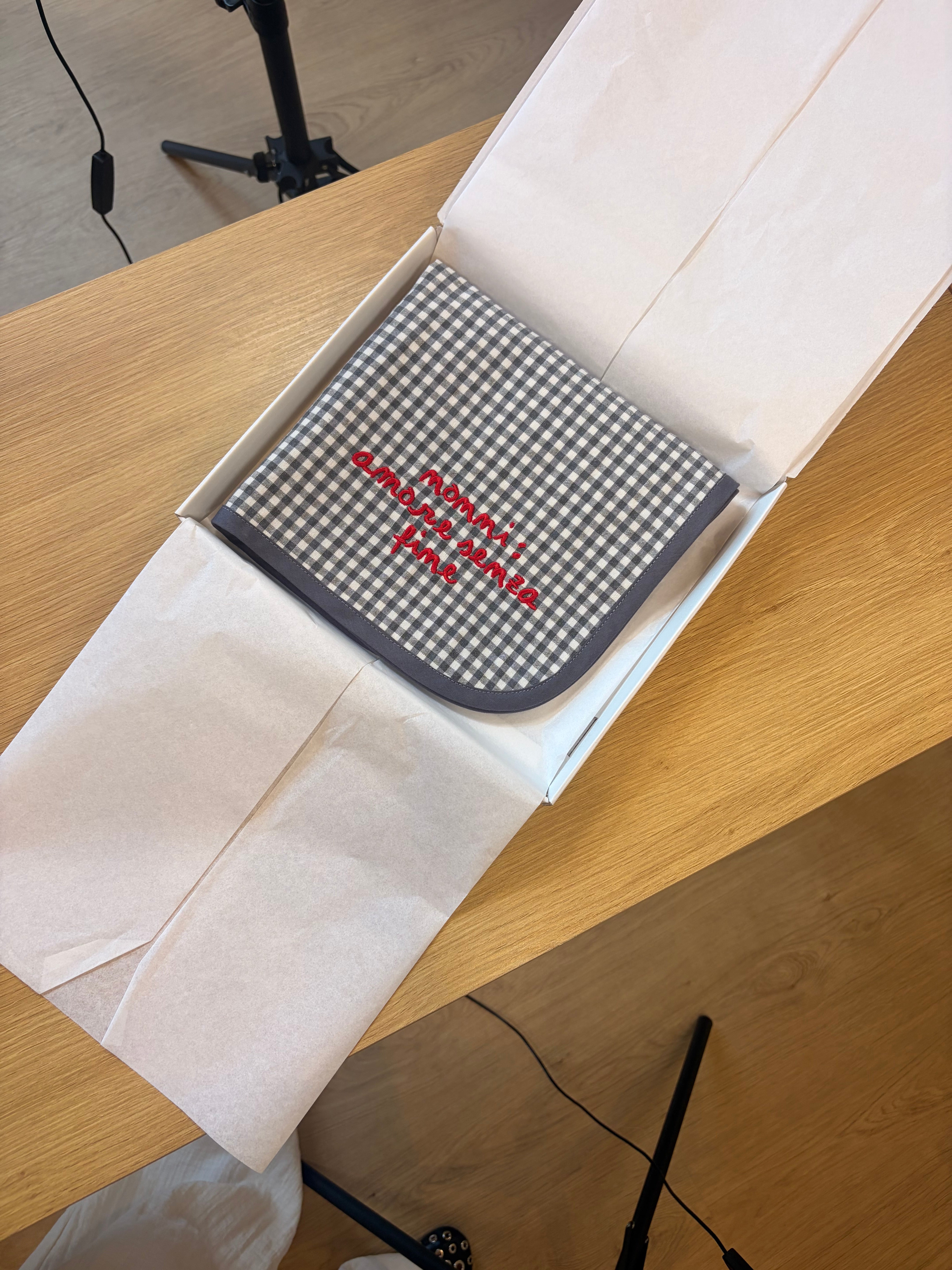 Tovagliette colazione ricamate per i nonni (set da 2)