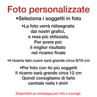 T-shirt donna da personalizzare con foto