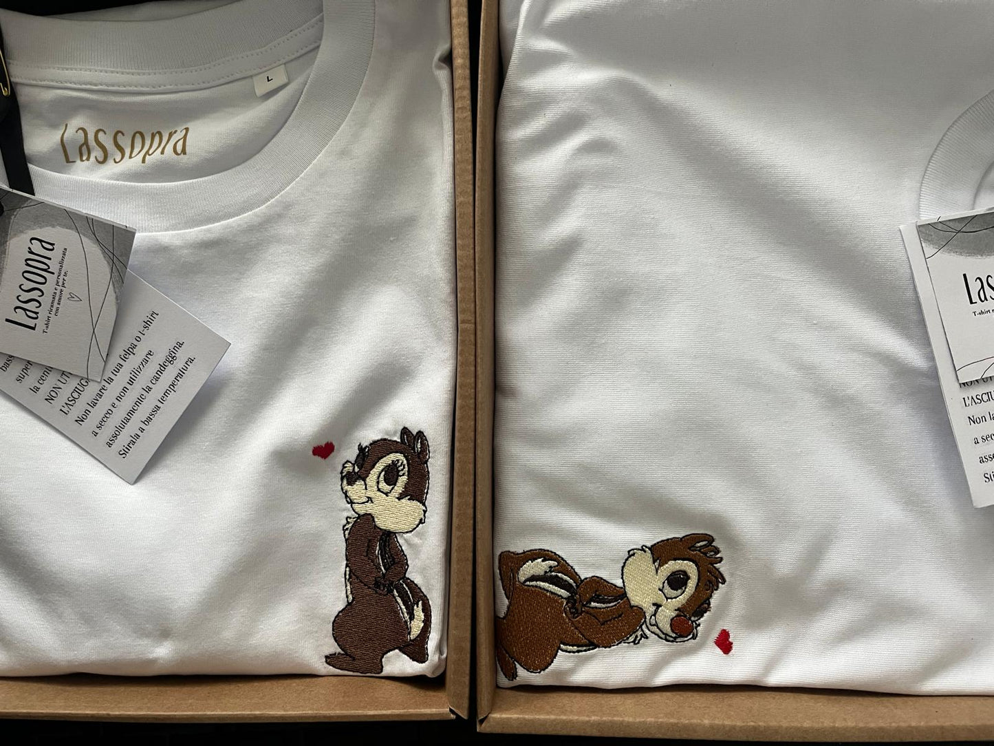 Coppia di t-shirt Lilli e il Vagabondo