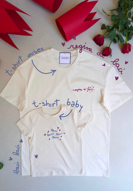 Coppia di t-shirt Regina di 💋